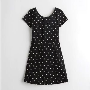 Hollister Soft Knit Open-Back Mini Dress